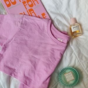 Free assembly cropped link T shirt